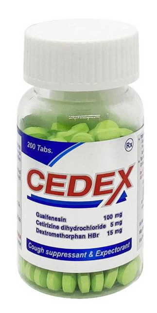 Cedex (Lọ 200 viên) điều trị ho